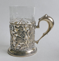 Подстаканник &quot;Кулачный бой&quot;